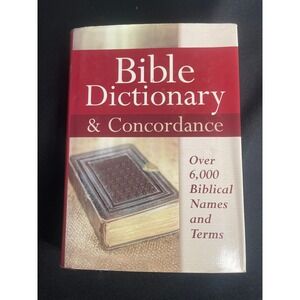 Castle Books Bible Dictionary & Concordance Over 6000 Biblical Names Terms